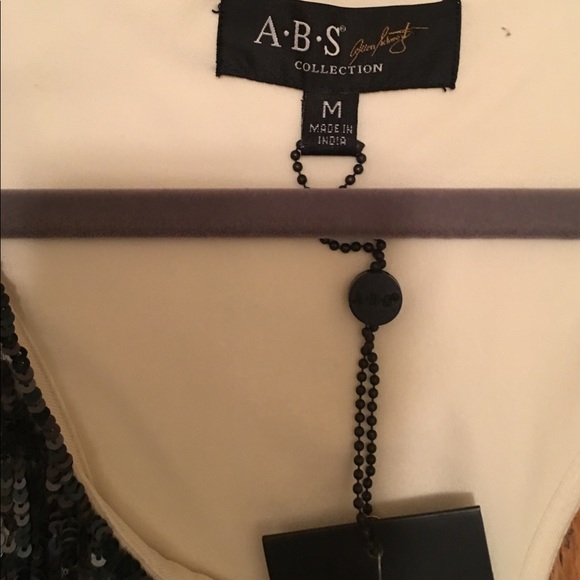 ABS sequin mini Dress Sz M NWT - Picture 3 of 8